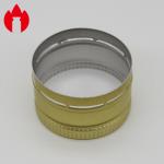 Oral Liquid Glass Bottle Pilfer Proof Closure , 28mm Aluminium Caps