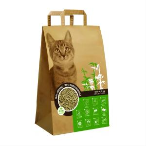 Wholesale OEM Bentonite Cat Litter Bag Kraft Paper Bag 3kg 5kg 20kg 7lb 15lb 20lb 25lb from china suppliers
