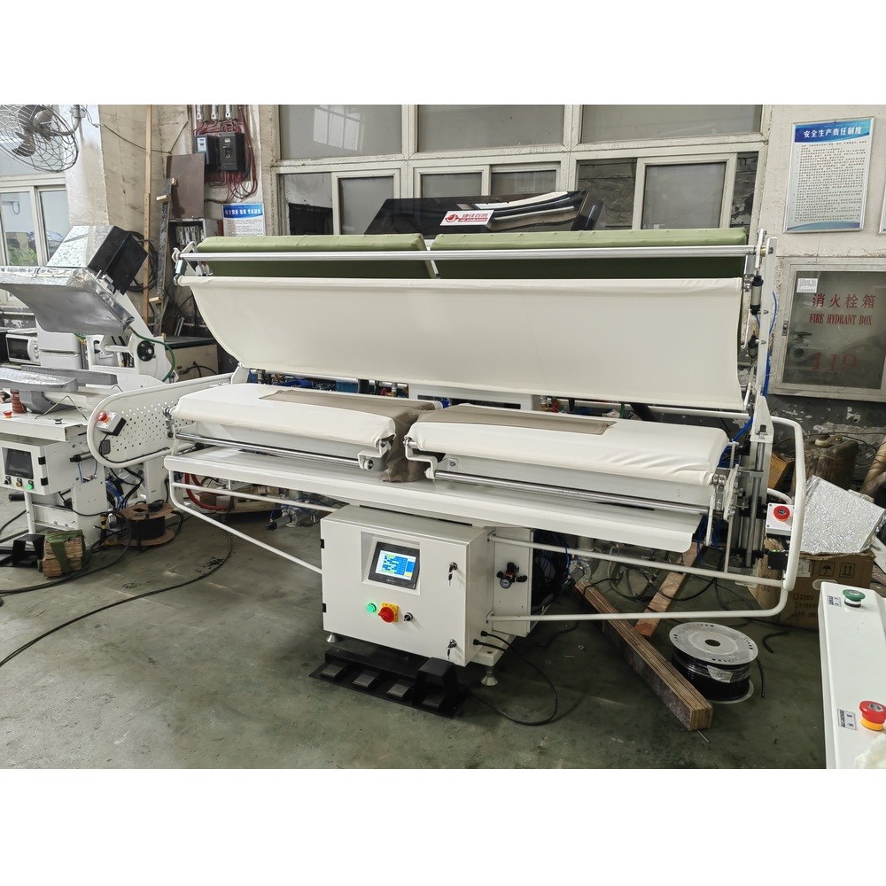 Trouser Double Legger Pressing Machine Vertical Press Touch Screen Strech Frame