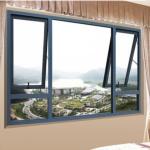 Apartment Aluminum Awning Window Polishing Heat Insulation