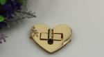 2018 New style metal hardware products zinc alloy gold bag accessories heart