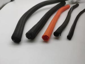 Wholesale Self-extinguish PET Wrap Around Braided Sleeving Cable Protected Wire Harness Management from china suppliers