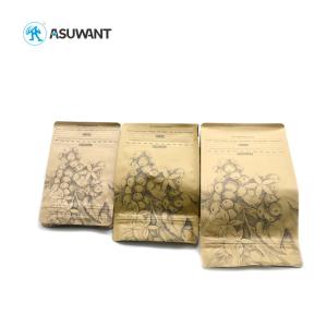 Wholesale Biodegradable Flat Bottom Kraft Paper Tea Bag 500g Bean Tea Packaging from china suppliers