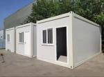 Waterproof Steel Tiny Prefab Flat Pack Container Homes Outside Prefabricated