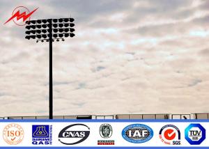 Wholesale 30m painting stadium high mast pole airport lighting with winch from china suppliers