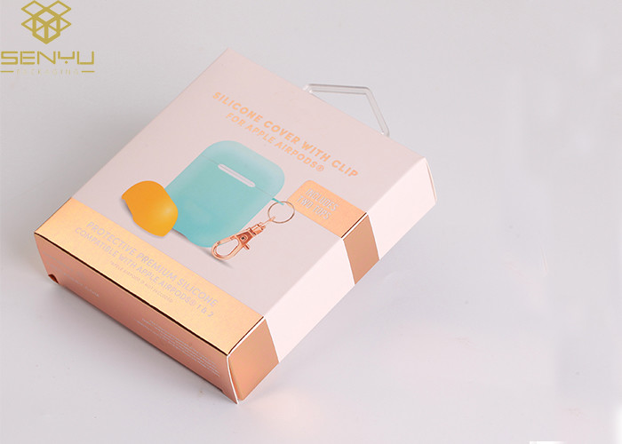 Printed Custom Retail Boxes , Airpods Mobile Case Packaging Box Long Life