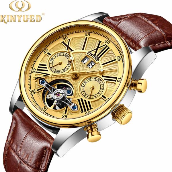 Brand KINYUED 3 ATM Watch Manufacture Luxury automatic mechanical automatic