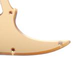 Mirror Gold SSS guitar Pickguard 11 holes Scratch Plate for USA/Mex STRATOCASTER