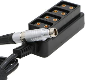 Wholesale 3.5mm OD Arri Power Cable Fischer 3 Pin RS To 4 Port D Tap For Cameras from china suppliers
