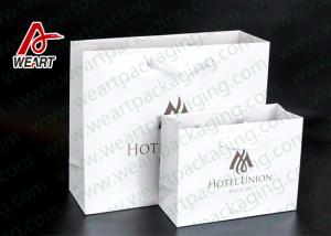 Wholesale Two Sizes Branded Custom Printed Paper Bags Promotional Use OEM / ODM from china suppliers