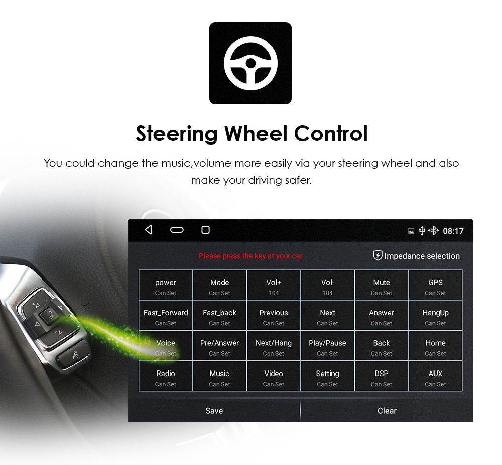 9/10 Inch MTK Car Android Touch Screen GPS Stereo Radio Navigation System for Audio