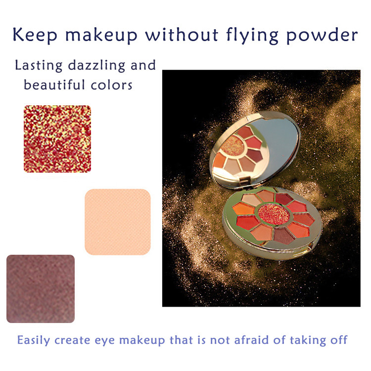 ISO 11Colors Mineral Cosmetics Pearl Eye Shadow Palette 9.6*1.6cm
