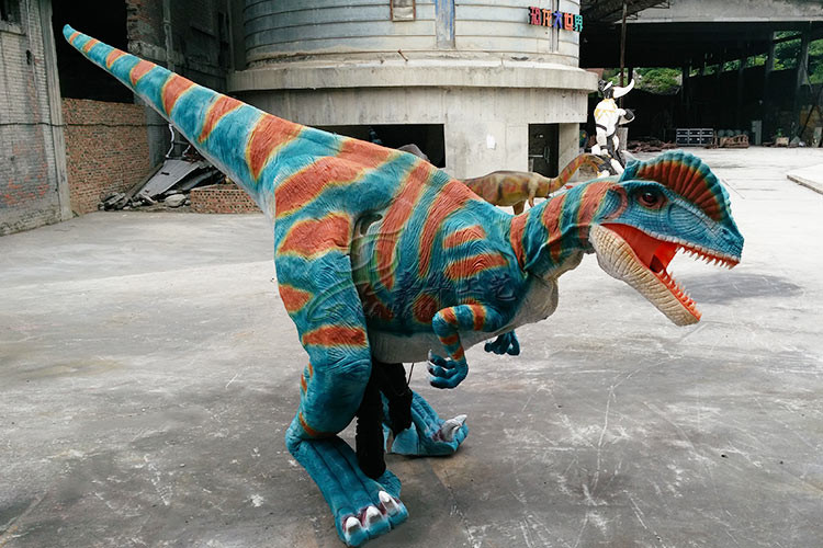 Professional Life Size Realistic Dinosaur Costume For Stage Show