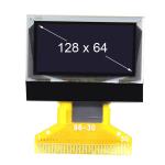 White Color 0.96inch TFT PMOLED Display manufacturer 128 * 64 Pixel