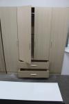 Laminated Wooden Particle Board Wardrobe For Hotel Interior Decoration Wall