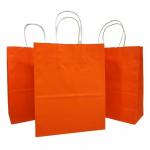 OEM Kraft Paper Shopping Bag For Packaging Clothing Snacks Commodities