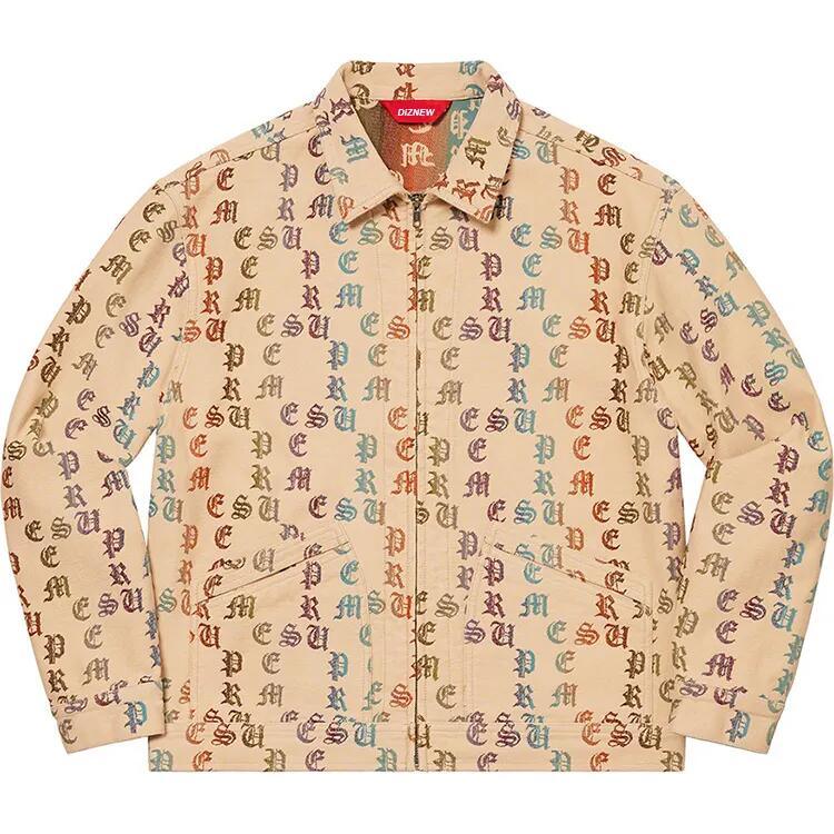 Winter Custom Vintage Loose Oversized All Over Embroidered Denim Jackets Men
