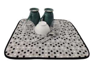 Wholesale 200gsm Reversible Microfiber Dish Drying Mat Tableware Protector from china suppliers
