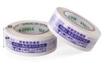 Blue Characters Printed Bopp Packing Tape Transparent 35mic-90mic