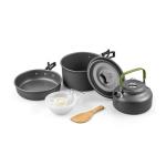 Factory TOP Seller Outdoor Camping Cookware Mess Kit Portable Picnic Pot Pan