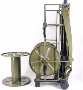 Wholesale Anti Torsion Outdoor Cable Reel Army Green Color 160-1800 M Capacity from china suppliers