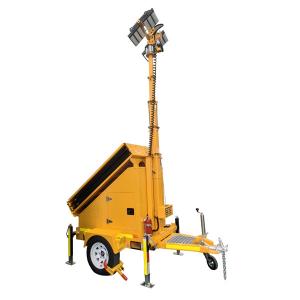 Wholesale Solar Energy System Led Mobile Solar Light Tower With 7m Mast from china suppliers