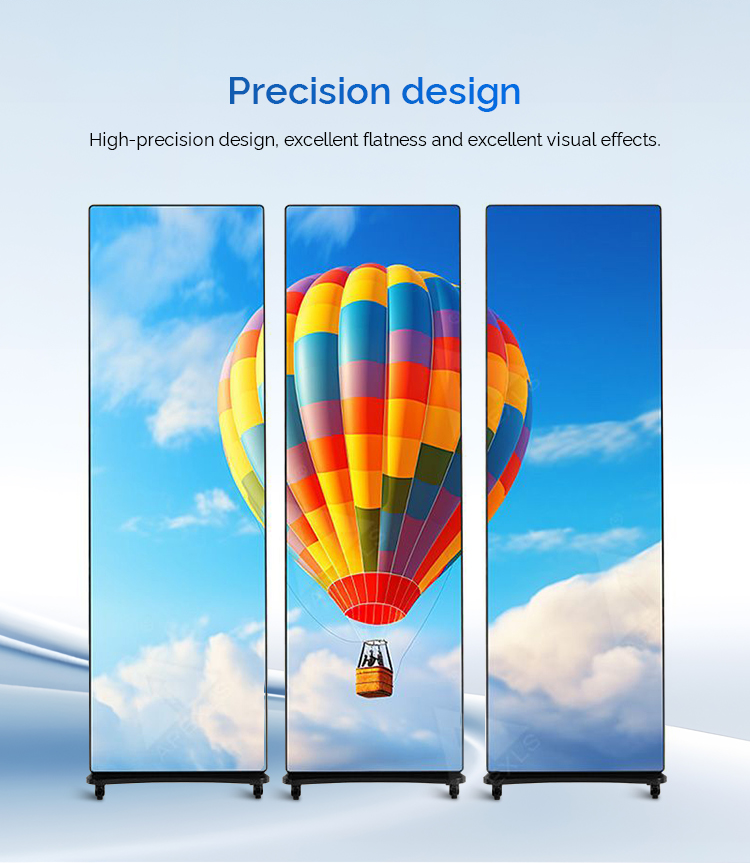 Hot Sales Customized Folding LED Poster Display Screen Indoor Advertising Screens