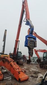Wholesale Powerful Hydraulic Pile Driver For 33-40 Ton Excavator 32Mpa Pressure from china suppliers