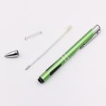School Stationery Classic Ballpoint Pen Aluminum Smooth Press Type Ball Pen