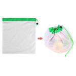 Reusable Eco Friendly Mesh Kitchen Fruits and Food Storage Bags Produce Black