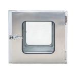 220V 50HZ Cold Rolled Cleanroom Pass Box Stainless Steel Static Pass Box
