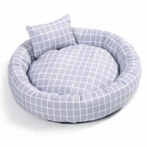 Wholesale Wholesale Round Soft Warm Pet Bed with Pillow Donut Cuddler Cats Dogs Bed Pet bed luxury with non slip bottom from china suppliers