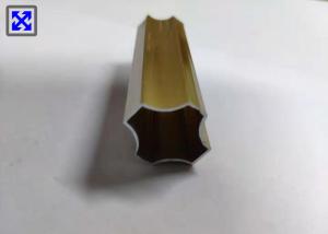 Wholesale Irregular Tubing Aluminum Channel Profiles , Aluminium Profile System Gold Color from china suppliers