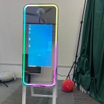 Party Selfie Digital Mirror Photo Booth Oval Beauty Customized Size Color