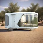 Custom Design Outdoor Prefabricated Prefab Space Capsule House Villa for Hotel