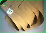 PE Coated Kraft Board Brown Color Waterproof 270gsm + 18g For Food Container