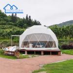 Waterproof Glamping Geodesic Eco Dome Tents Weatherproof Pvc House Tent