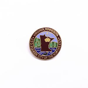 Wholesale Gold Silver Hard Enamel Lapel Pins , Embossed Metal Lapel Pin Badges from china suppliers