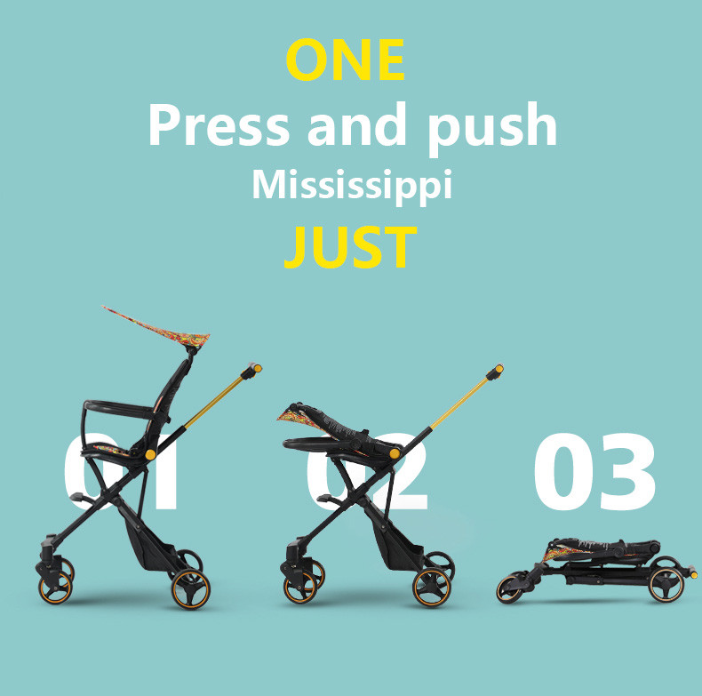 High Landscape 5.9 KG Aluminum Baby Sport Stroller Pram Pushchair Lightweight