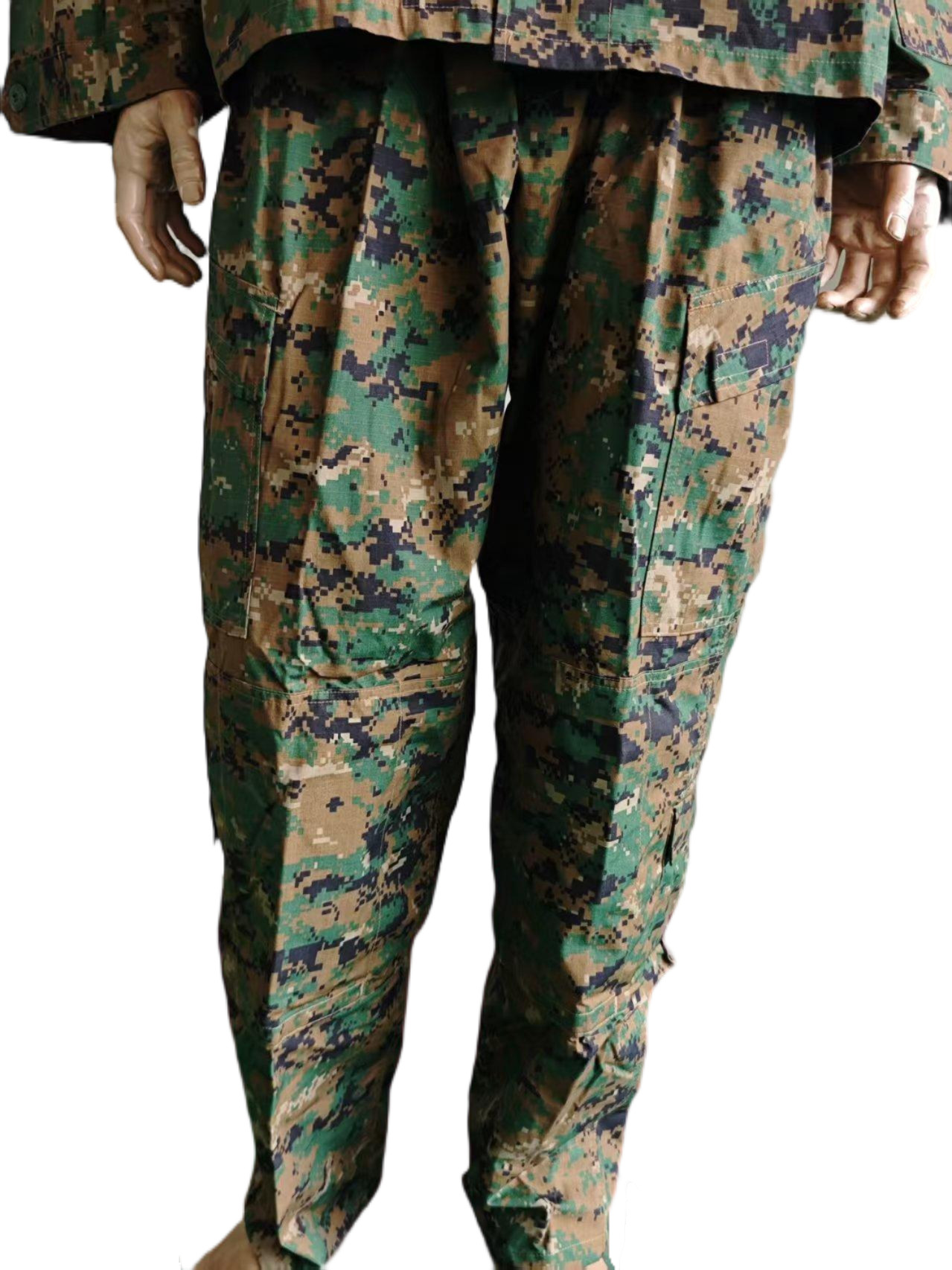 ACU-Green Tactical Field Uniform (50/50 Nylon-Cotton Combat Blend)