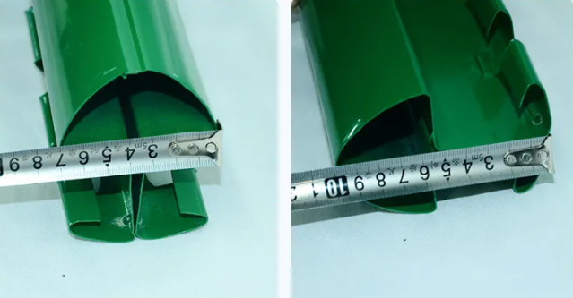Galvanized Metal Wire Mesh Triangle Bending Fence 0.63 M For Securty