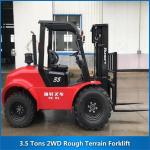FD35-S 3.5 Tons 2WD Rough Terrain Forklift 3500KG