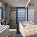 Hot Selling SPC Board Indoor Office Decoration Board PVC Stone Plastic Shower