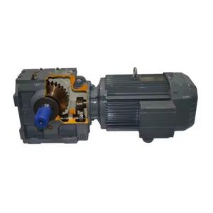 Wholesale SAF47 Series Flange Intelligent Transmission Hollow Shaft Worm Gearbox Helical Worm Gear Reducer from china suppliers