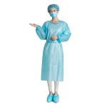 Waterproof 40gsm CPE Disposable Medical Isolation Gown