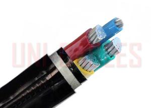 Wholesale PE Aluminum Conductor LV Power Cable , Outdoor VDE 0276 603 Low Voltage Armoured Cable from china suppliers
