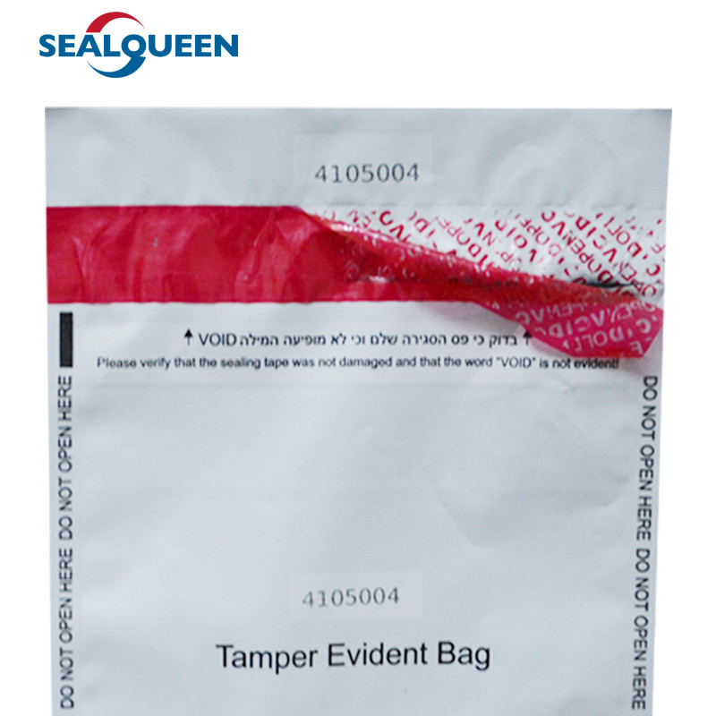 Plastic Self Sealing Tamper Evidence Security Bag Tamper Proof Packaging Bag