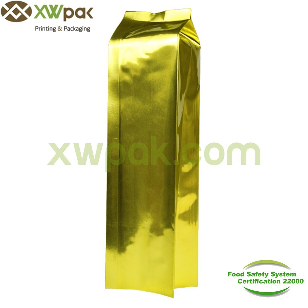 Vertical Corners Stand Up Gusseted Bags With Valve 135 Microns Thickness