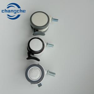 Wholesale 3 / 4 / 5 Inch Hospital Bed Caster Wheels With Brake Medical Threaded Stem Casters from china suppliers