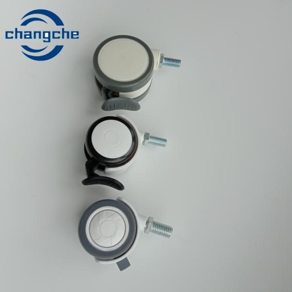 TPR / Rubber / TPU Universal Casters for Cart & Hospital Bed Heavy Duty Stem